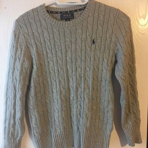 Cable sweater